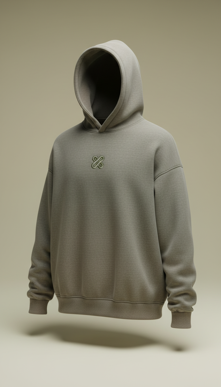 Earth Mist Heavyweight Symbolic Hoodie